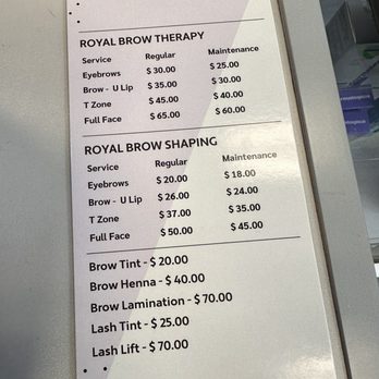 Royal Threading Studio - Pricing - Threading Services Near Me - Las Vegas, Nevada Royal Threading Studio - Pricing - Threading Services Near Me - Las Vegas, Nevada