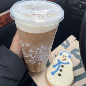 Starbucks - a cup of iced coffee and a cookie - Coffee & Tea Near Me - Parkland, Washington Starbucks - a cup of iced coffee and a cookie - Coffee & Tea Near Me - Parkland, Washington