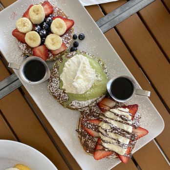 Bea Bea’s - The trio pancakes - choose the three you want - Coffee & Tea Near Me - Glendale, California Bea Bea’s - The trio pancakes - choose the three you want - Coffee & Tea Near Me - Glendale, California