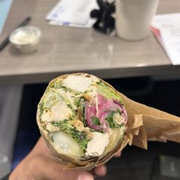 Dill pickle Caesar salad wrap Dill pickle Caesar salad wrap