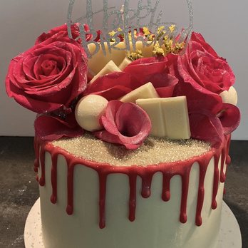 Suger-N-Crumbs - ows a cake with red icing and roses - Bakeries Near Me - Clinton, Arkansas Suger-N-Crumbs - ows a cake with red icing and roses - Bakeries Near Me - Clinton, Arkansas