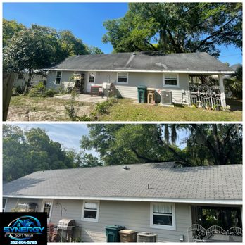 Synergy Soft wash - What a difference!! - Pressure Washers Near Me - Ocala, Florida Synergy Soft wash - What a difference!! - Pressure Washers Near Me - Ocala, Florida