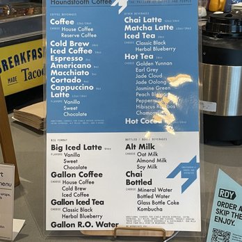 Houndstooth Coffee - Menu - Coffee & Tea Near Me - Austin, Texas