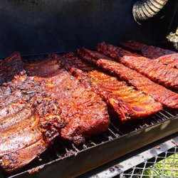 BBQ CLE - Spare ribs - HS Graduation. Slow smoked for over 6 hours. Whole slab for $22 https://squareup.com/store/bbqcle/item/pork-st-louis-spare-rib