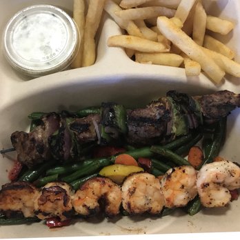 Daphne's - Surf and turf combo. Delicious - Greek Near Me - Ontario, California