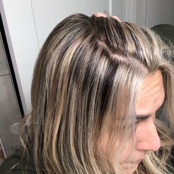 The Nest Salon - Random dark patches all over my hair, yellow stains as well. - Hair Salons Near Me - Brea, California The Nest Salon - Random dark patches all over my hair, yellow stains as well. - Hair Salons Near Me - Brea, California