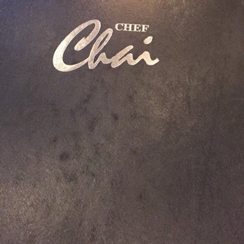 Chef Chai - Menu Cover - Asian Fusion Near Me - Honolulu, Hawaii