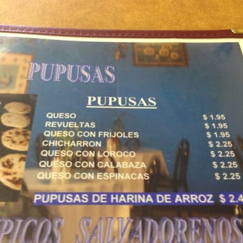 Pupuseria Comalapa - The various pupusas.  http://Facebook.com/GoodEatsStacy - Salvadoran Near Me - Anaheim, California