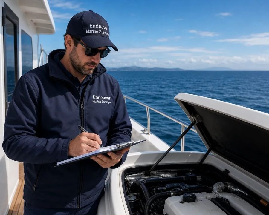 Endeavor Marine Surveying Logo