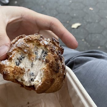 AlimamaTea - Brown Sugar Milk Boba Ceam Puff - Desserts Near Me - New York, New York