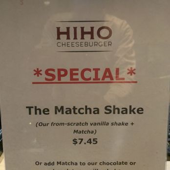 HiHo Cheeseburger | Studio City - Matcha Shake special menu 11/04/22 - New American Near Me - Studio City, California HiHo Cheeseburger | Studio City - Matcha Shake special menu 11/04/22 - New American Near Me - Studio City, California