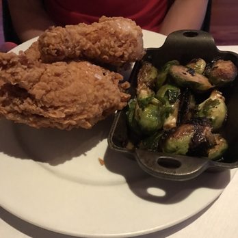 Table & Main - Fried Chicken and brussel sprouts - Southern Near Me - Roswell, Georgia Table & Main - Fried Chicken and brussel sprouts - Southern Near Me - Roswell, Georgia