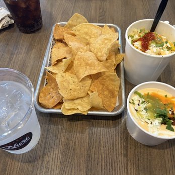 Nuri Fusion Street Kitchen - Chips & queso ! Cup of elote - Mexican Near Me - Mcallen, Texas Nuri Fusion Street Kitchen - Chips & queso ! Cup of elote - Mexican Near Me - Mcallen, Texas