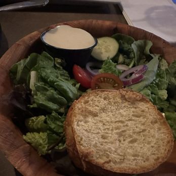Teschner's Tavern - Tavern side salad with white French dressing - Dive Bars Near Me - Richfield, Ohio Teschner's Tavern - Tavern side salad with white French dressing - Dive Bars Near Me - Richfield, Ohio
