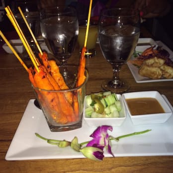 Mali Restaurant - Chicken Satay - Thai Near Me - Atlanta, Georgia
