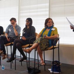 Talcott Notch Literary Services - Talcott Notch founder Gina Panettieri and Associate Agent Saba Sulaiman are interviewed on a panel of literary agents.
