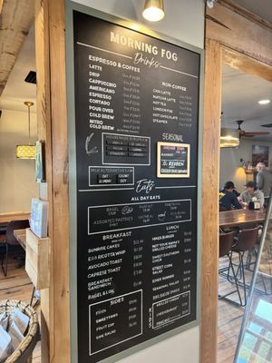 Menu photo 1 Morning Fog Coffee & Eats Andrews, NC Menu photo 1 Morning Fog Coffee & Eats Andrews, NC