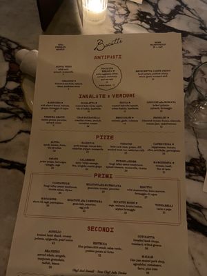 Menu photo 7 Bacetti Trattoria Los Angeles, CA Menu photo 7 Bacetti Trattoria Los Angeles, CA