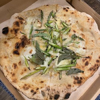 Isola Pizza Bar - Brie and asparagus pizza cwd - Pizza Near Me - La Jolla, California Isola Pizza Bar - Brie and asparagus pizza cwd - Pizza Near Me - La Jolla, California
