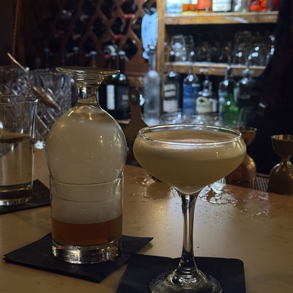 Pisco Sour and Old Fashioned Pisco Sour and Old Fashioned