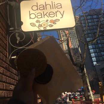 Dahlia Bakery - Peanut butter cookie and chocolate pecan - Bakeries Near Me - Seattle, Washington Dahlia Bakery - Peanut butter cookie and chocolate pecan - Bakeries Near Me - Seattle, Washington