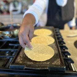 Salsa Franklin Taco - Option to have hand made tortillas