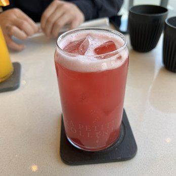 La Petite Colline - Iced Bloody Peach Soda - Bakeries Near Me - Toronto, Ontario