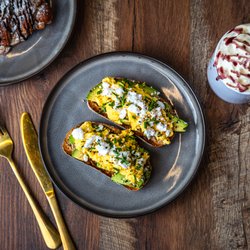 Almond & Oat Coffee Bar - Everything Just Egg Toast