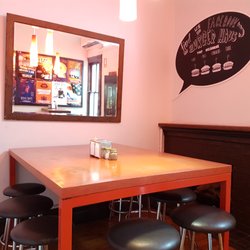The Burger Haus - Back room seating area