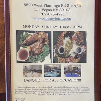 D'Pinoy Joint - Filipino Near Me - Las Vegas, Nevada