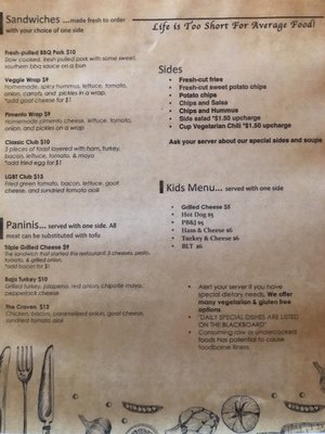 Menu photo 8 The Bean Trees Hartford, TN