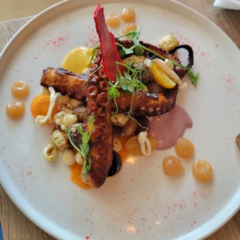 Aromas del Peru - Pulpo appetizer - Peruvian Near Me - Pompano Beach, Florida Aromas del Peru - Pulpo appetizer - Peruvian Near Me - Pompano Beach, Florida