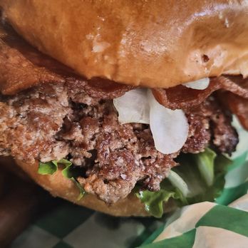 Mammoth Burger - Honey Bacon Burger and no cheese - Burgers Near Me - Stanwood, Washington Mammoth Burger - Honey Bacon Burger and no cheese - Burgers Near Me - Stanwood, Washington