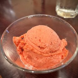 Piazza Italia - Strawberry Gelato, actually tastes like real strawberries
