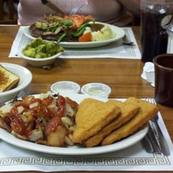 Family's Main St Restaurant - "Three Piece Cod Fish Dinner" with home fries and a salad. Plus, "Dragster Steak" with homemade mashies and thick brown gravy! - Breakfast & Brunch Near Me - Walton, Kentucky Family's Main St Restaurant - "Three Piece Cod Fish Dinner" with home fries and a salad. Plus, "Dragster Steak" with homemade mashies and thick brown gravy! - Breakfast & Brunch Near Me - Walton, Kentucky