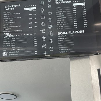 Zefsters - a menu on the wall - Coffee & Tea Near Me - Lone Star, Texas Zefsters - a menu on the wall - Coffee & Tea Near Me - Lone Star, Texas
