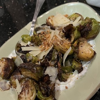 Mochuelo - Roasted Brussel Sprouts - they were cooked just right - Tapas/Small Plates Near Me - Fresno, California Mochuelo - Roasted Brussel Sprouts - they were cooked just right - Tapas/Small Plates Near Me - Fresno, California