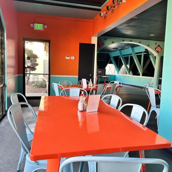Tacos El Flamingo - interior - Food Trucks Near Me - San Mateo, California