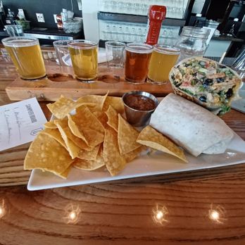 Backwoods Brewing - Chicken Fiesta sandwich - Breweries Near Me - Portland, Oregon