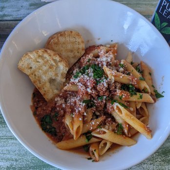 Gustos - Penne Bolognese. - Italian Near Me - Ojai, California