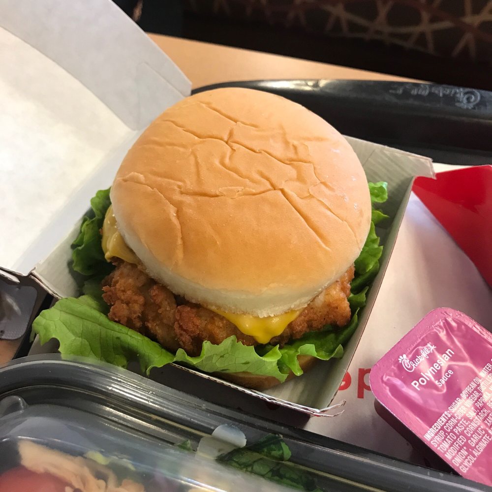 Chick-fil-A - Spicy chicken sandwich - Fast Food Near Me - Mount Laurel, New Jersey Chick-fil-A - Spicy chicken sandwich - Fast Food Near Me - Mount Laurel, New Jersey