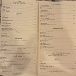 Armstrong's Express - Menu
