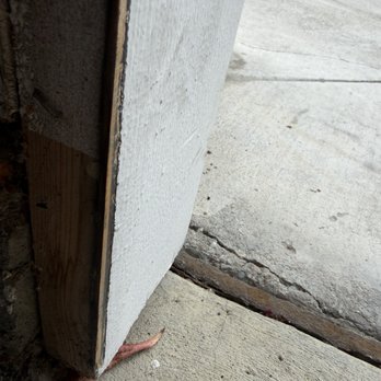 Skyline Garage Doors - Area where garage door was hitting frame. - Garage Door Services Near Me Skyline Garage Doors - Area where garage door was hitting frame. - Garage Door Services Near Me