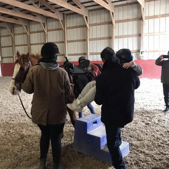 Newport Equestrian Academy - This little boy screamed for joy after his father got him out of his wheel chair on on to the saddle. Doesn't this warm your heart? - Horseback Riding Near Me - Middletown, Rhode Island