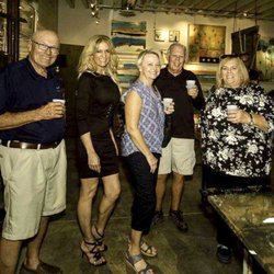 Victoria Vogel with Customers