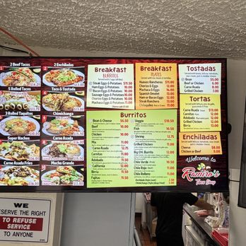 Ramiro's Taco Shop - Menu - Tacos Near Me - Tucson, Arizona Ramiro's Taco Shop - Menu - Tacos Near Me - Tucson, Arizona