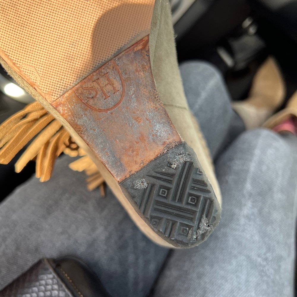 Boothill Junction Boots & Repairs - New heel after walking 100m - Shoe Stores Near Me - Port Moody, British Columbia