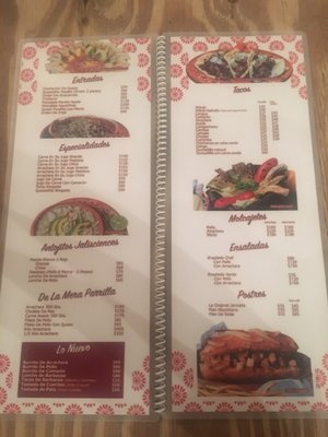 Menu photo 1 Los Meros de Jalisco Suc. Labná Cancún, ROO