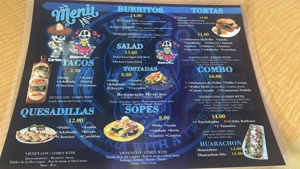 Menu photo 1 Blue Taco Restaurant and Bar Mount Vernon, WA Menu photo 1 Blue Taco Restaurant and Bar Mount Vernon, WA