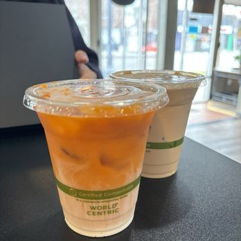 Vegan Bistro Donuts & Cafe - Thai tea - Donuts Near Me - San Jose, California Vegan Bistro Donuts & Cafe - Thai tea - Donuts Near Me - San Jose, California